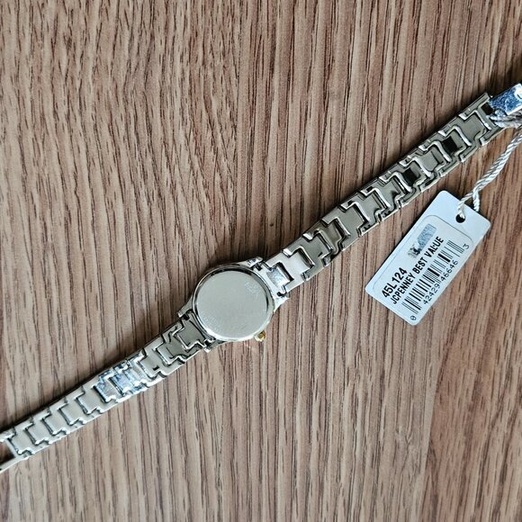 Caravelle by Bulova Women 45L124 Stylized Arabic Numerals Floral Motif Dial Watc - Picture 6 of 11